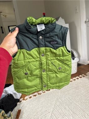 Patagonia baby Kids Green Puffer Vest